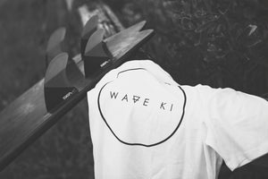 Wave Ki Classic Logo Organic Tee - White