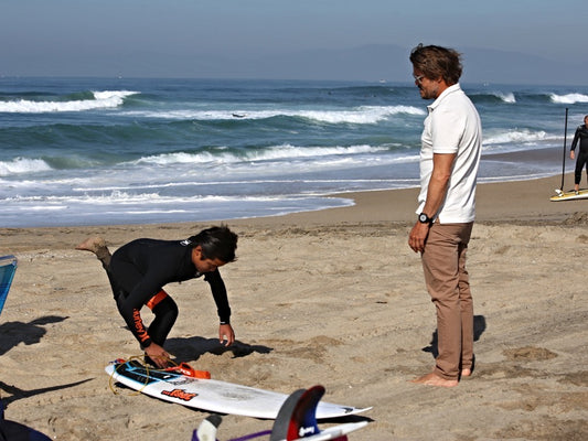 Taro Watanabe Brad Gerlach Wave Ki Surf Teacher Surf Training