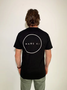 Wave Ki Classic Logo Organic Tee - Black