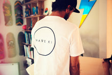 Load image into Gallery viewer, Wave Ki Classic Logo Organic Tee - White