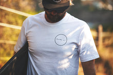 Load image into Gallery viewer, Wave Ki Classic Logo Organic Tee - White
