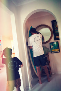 Wave Ki Classic Logo Organic Tee - White