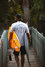 Load image into Gallery viewer, Wave Ki Classic Logo Organic Tee - White